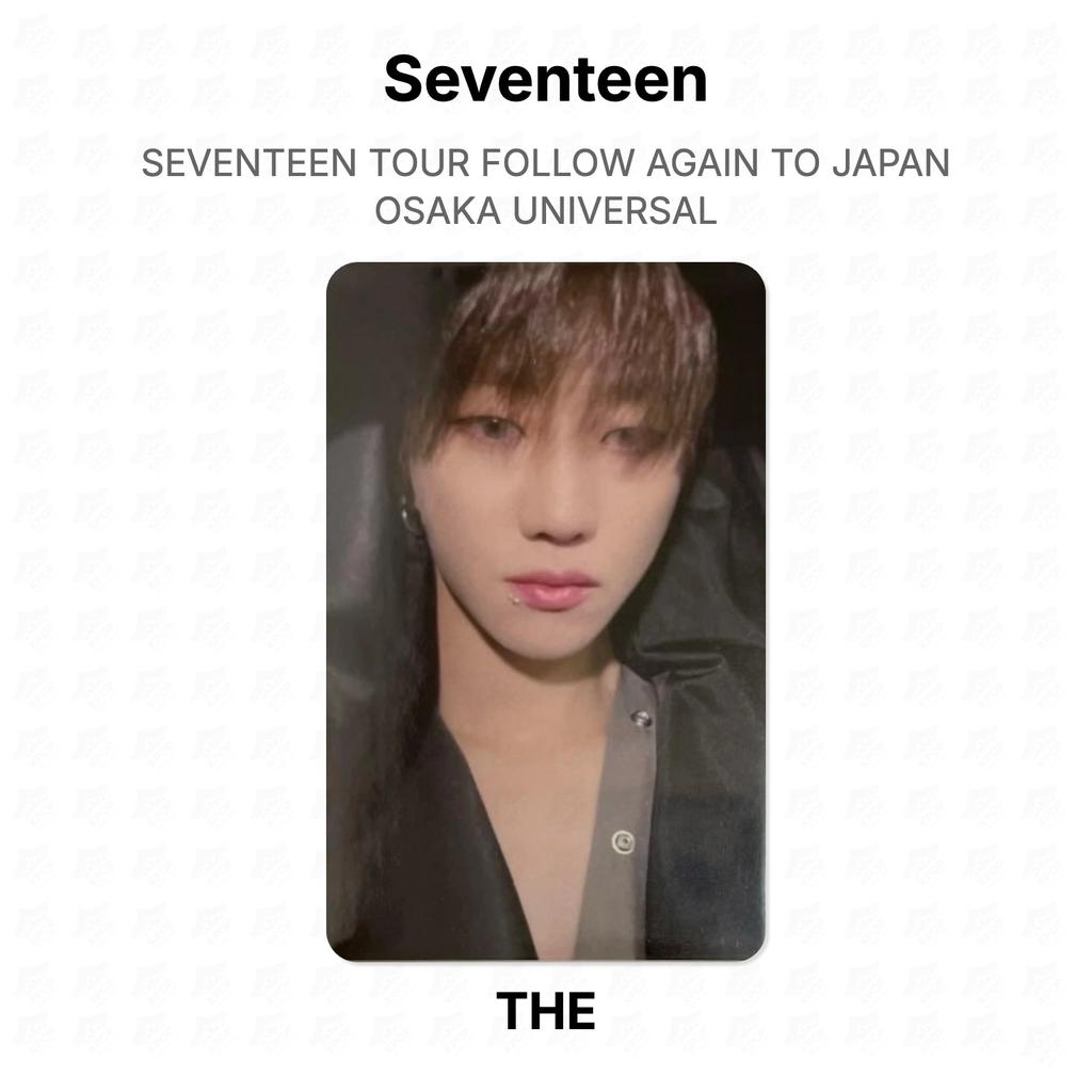 Seventeen TOUR FOLLOW AGAIN TO JAPAN OSAKA UNIVERSAL Official Photocard
