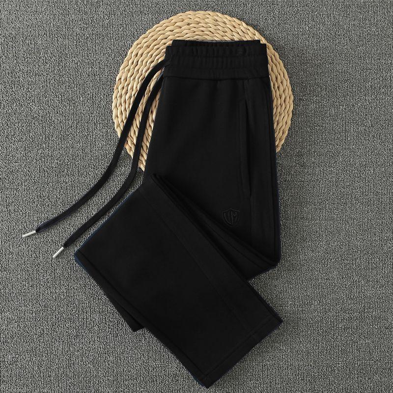 Pure Cotton Spring and Autumn Style Pitaya Color Casual Sports Pants