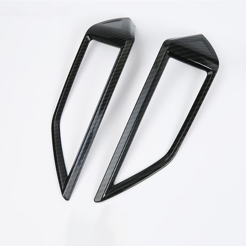 2PCS Auto Dashboard Air Vent Dekor Rahmen Abdeckung Auto Innen Zubehör Für Subaru Forester SK XV Crosstrek GT Impreza GK