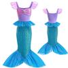 JIEAIRUI Princess Transformation Halloween Kids Christmas Gift Ariel-style Dress, Children's Mermaid-style Cosplay, Ariel-style Dress, Kids'