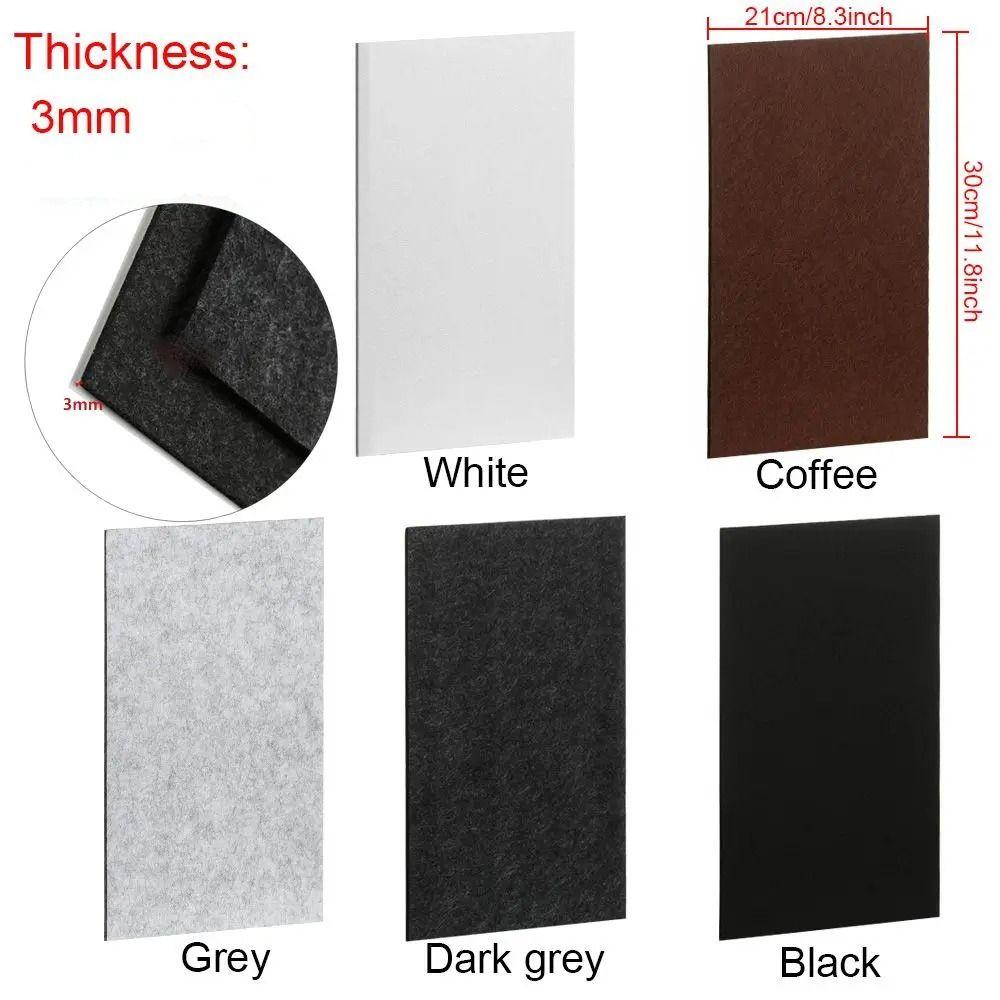 Anti Slip Chair Table Mats Self Adhesive Furniture Felt Sheets  Floor Protection