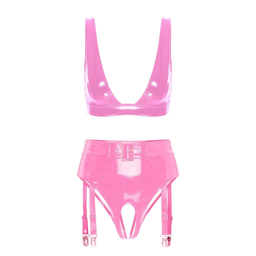 Dámské spodní prádlo Plavky Spodní prádlo Set Tanga Podprsenka Top Dating Night Clubwear