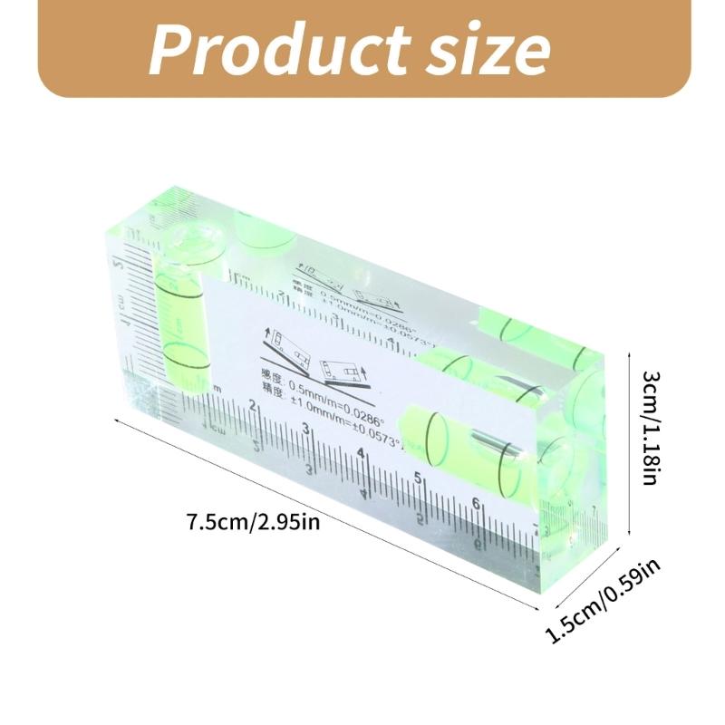 90°/180° Bubble Check Pocket Tool Magnetic Picture Hanging Tool for Machinist