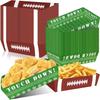12Pcs Football Theme Paper Food Trays Paper Basketball Baseball Theme Snack Tray Multifunctional Disposable Tableware