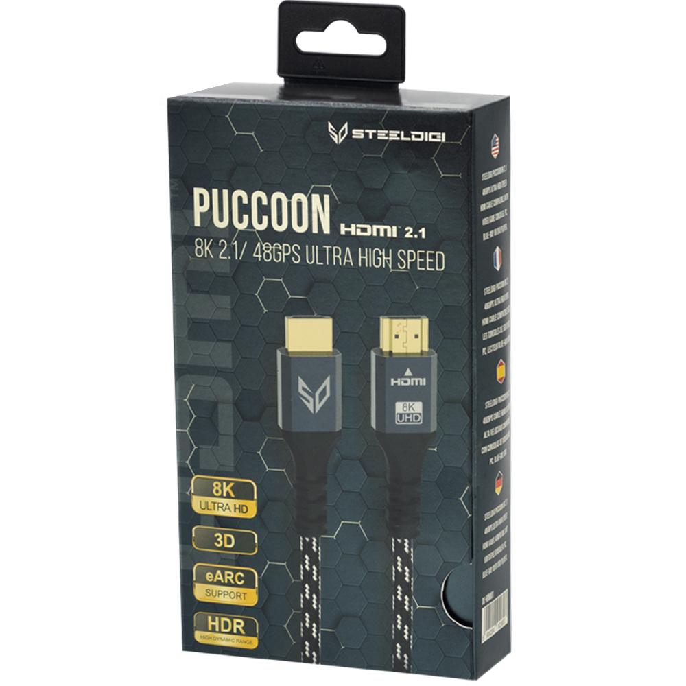 Steeldigi Hdmi Cable 2.1 Puccoon 3M 8K 60Hz 4K 120Hz 48Gb/