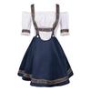 2025 Euro-American Beer Fest Women's Lace Maid Dress Set, Color Block, Plus Size Skirt