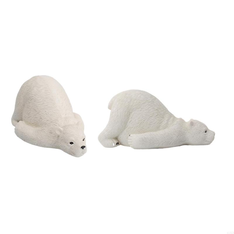 62KD Toilet Floor Bolts Caps Decorative Bear Resins Bath Floor Bolts Caps
