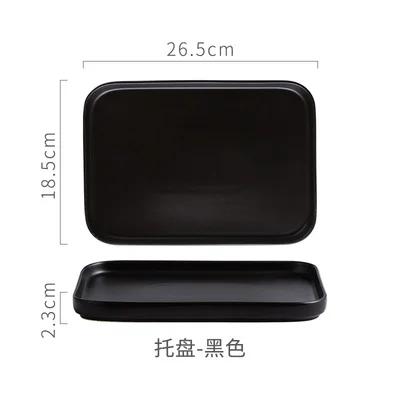 

Ceramic Wash Set Bathroom Decoration Accessories Lotion Bottle Soap Dish Mouthwash Cup Black Tray Household Bathroom Supplies чорний