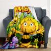 Biene Maya Flanelldecke Überwurfdecke Weich Warm Sofa Bett Camping Wohnkultur Einzigartiges Weihnachtsgeschenk C92665