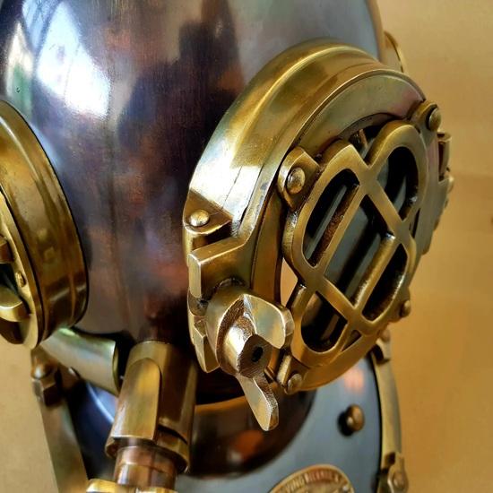 Scuba Diving Helmet 45.72 Cm Mark V Deep Diving Divers Helmet Sea Nautical Helmet Gift