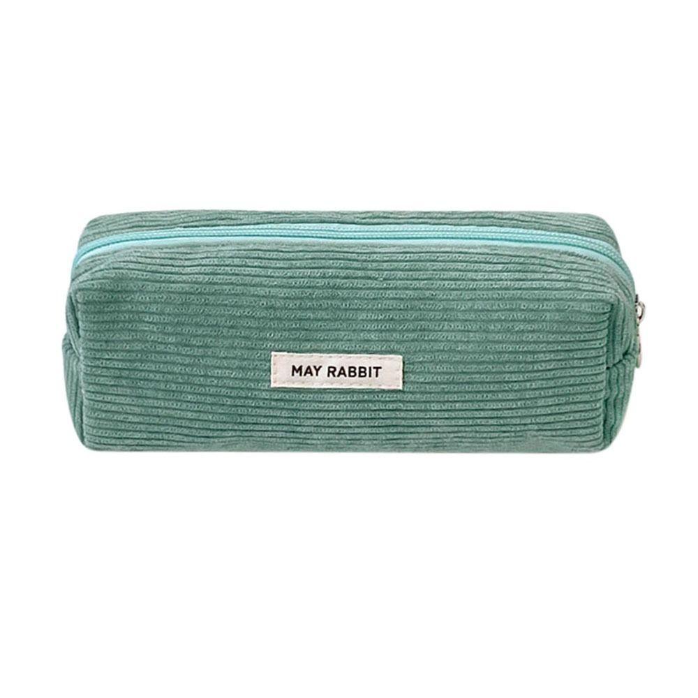 Large-capacity Stationery Storage Bag Corduroy Pen Pouch High Quality Pencil Box