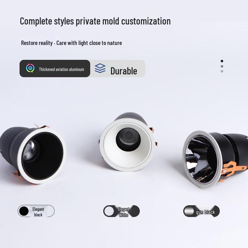 Recessed Full Spectrum Anti-Glare LED Spotlight