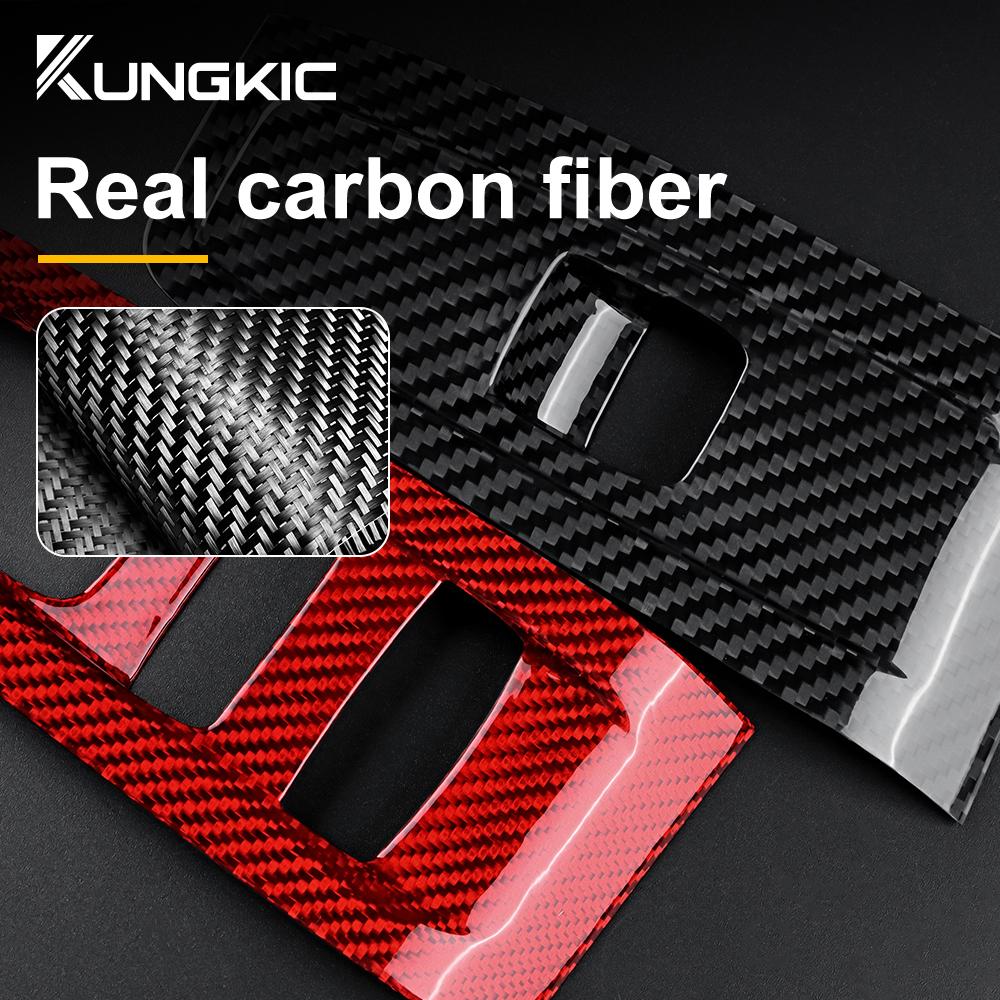 Real Hard Carbon Fiber Interior Trim LHD For Subaru BRZ Toyota GR86 2025 2025 2025 2025 Car Door Window Switch Button Sticker