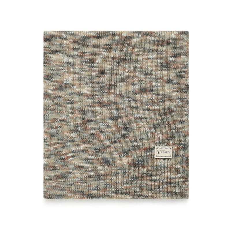 Velsey Mosaic Knitted Muffler [CAMO]