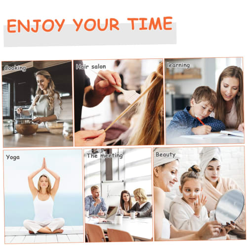 Lurrose Wooden Hourglass, Tabletop Clock, Kitchen Timer, Classroom Hourglass, 3-Minute Sand Timer, Kids Sand Timer, Office Decor, Ornament, Gift, Cook