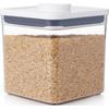 OXO Oksō Storage Container Plastic Airtight 2.6L Pop Kitchen (Food Seasonings Dried Goods Moisture Prevention) Big Square Short