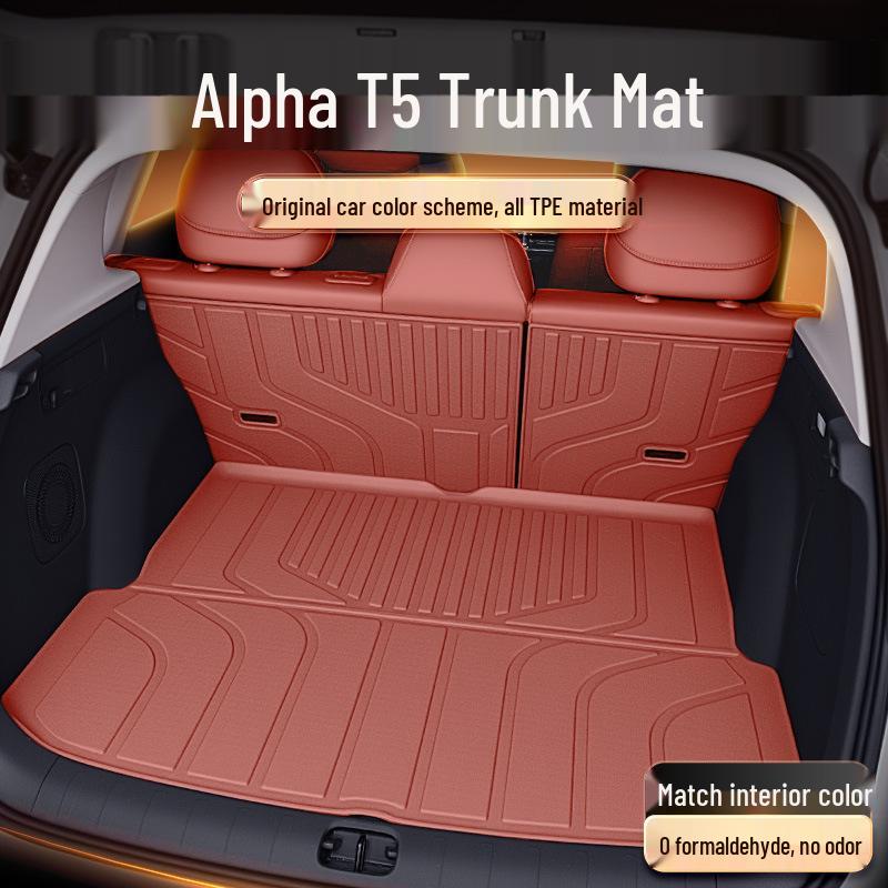 Alpha T5 Trunk Mat - TPE Floor Mat Accessory for Ji Hu Vehicles