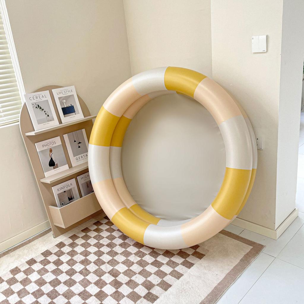 Kiddie Pool Kids Inflatable Swimming Pool Reusable Baby Ball-Pit Pool Infant Pool Round Swimming Pool for Outdoor