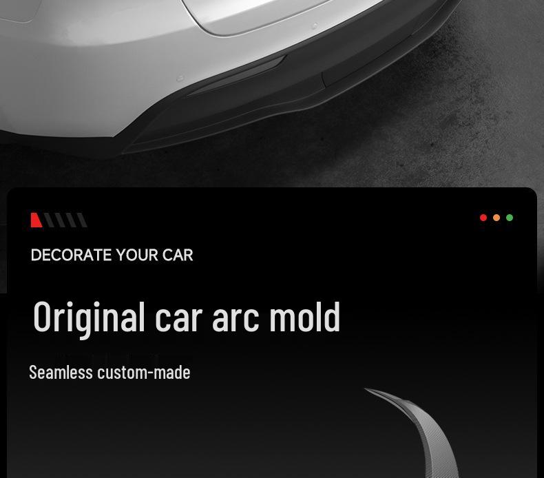 Carbon Fiber Rear Spoiler for Tesla Model Y/3 High-Performance P Version Body Kit