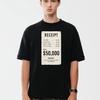 Streetwear Receipt T-Shirt Funny Quote Grocery Check Out Mental Health Black Unisex 100% Cotton Novelty T-Top