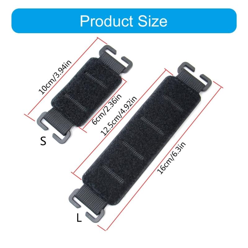 4Pcs Tactically Patches Panel Patches Display Board Identity Patches Badge Pad Adapter for Hunting Vest Backpacks