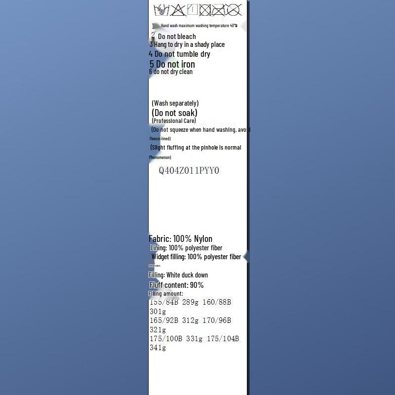 Sancai Plus Size Women's Long Hooded 90% Duck Down Winter Jacket