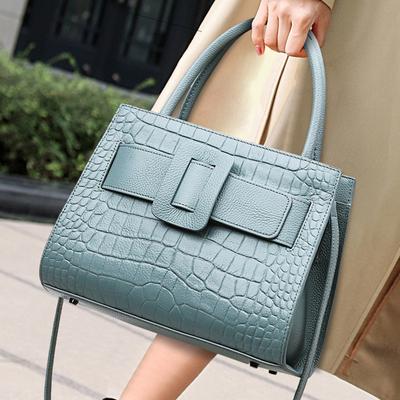 Temperament Handtasche Tasche Weibliche Neue Mode Große Kapazität Schulter Tasche Einfache Atmosphärische Krokodil Umhängetasche