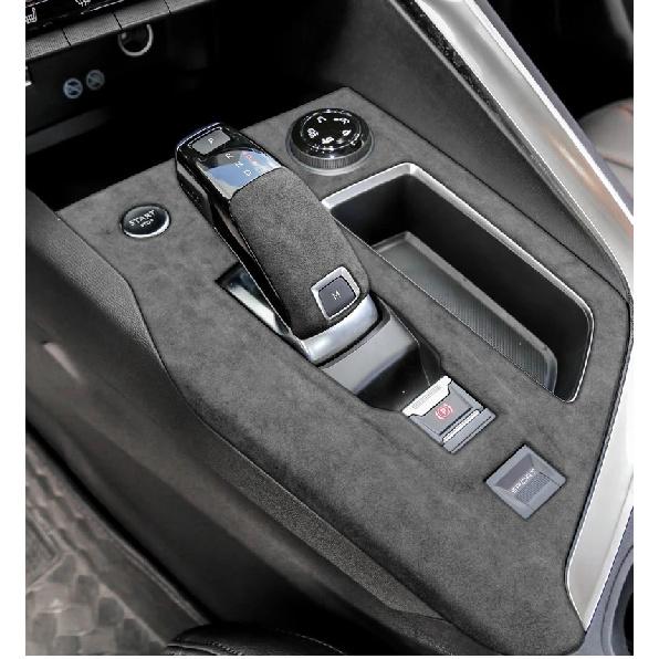 For Peugeot 4008 5008 2017-2023 Alcantara Suede Car Central Gear Knob Cover Shifter Panel Window Lift Frame Interior Accessories