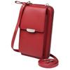 Kukoo Small Crossbody Bag with Cell Phone, Wallet, and Credit Card Slots for Women, US Size: One Size, Color: Red
