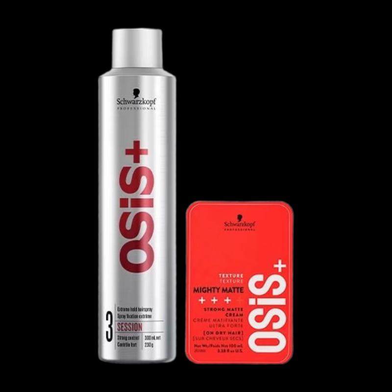 Schwarzkopf OSIS+ Набор для укладки: Текстурирующий лак для волос и Матовая паста