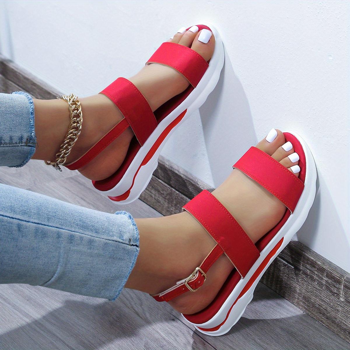 Удобные женские босоножки на танкетке с ремешком на щиколотке — идеально подходят — фото 12