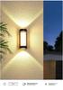 Waterproof LED Outdoor Wall Lamp - Super Bright for Hallway, Stairs, Courtyard, Balcony, Bathroom Entrance
