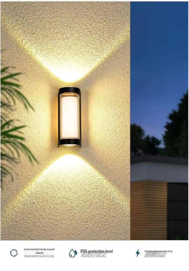 Waterproof LED Outdoor Wall Lamp - Super Bright for Hallway, Stairs, Courtyard, Balcony, Bathroom Entrance