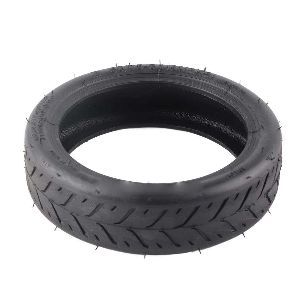 50 75‑6.1 Electric Scooter Tire Rubber Grooves Excellent Grip Shock Absorption Electric Scooter Parts