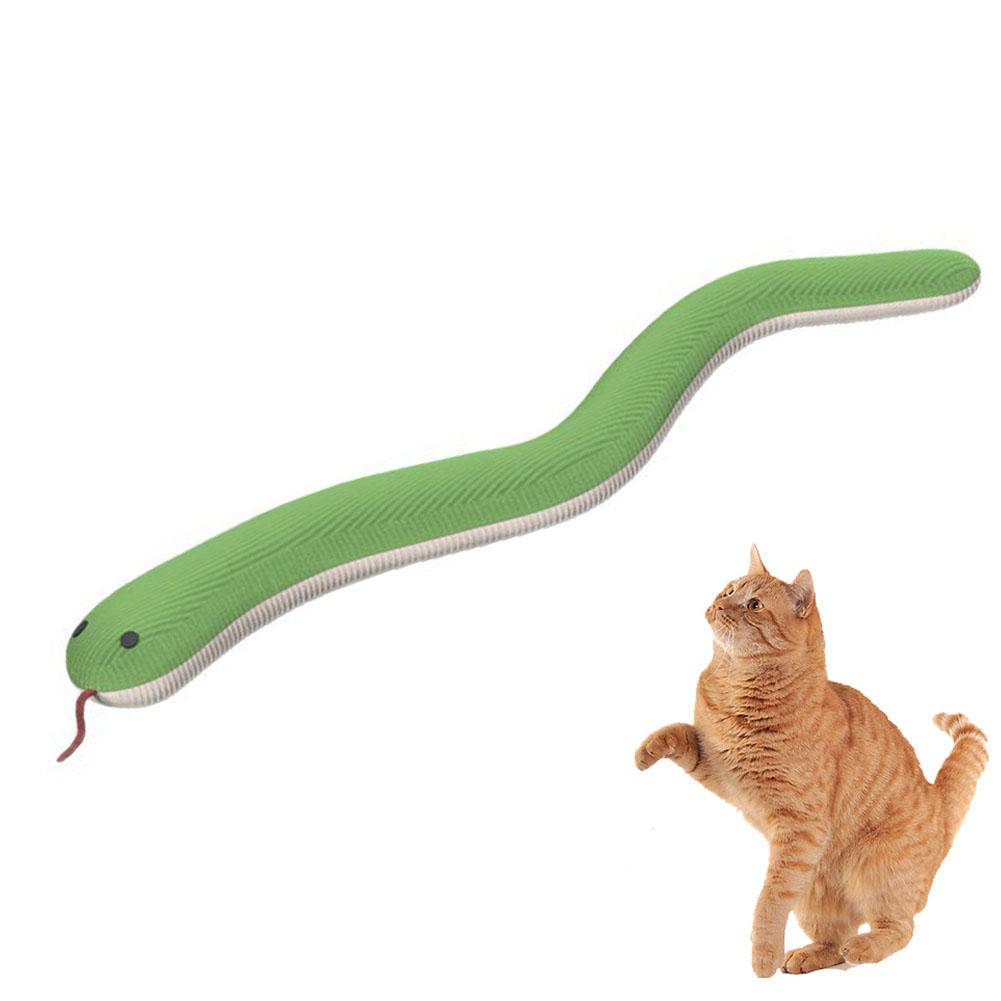 

Cat Toy Snake 1pc Crinkle Sound Toy Soft Linen Interactive Kitten Exercise Kicking Toy Suitable for Indoor Cats Suitable