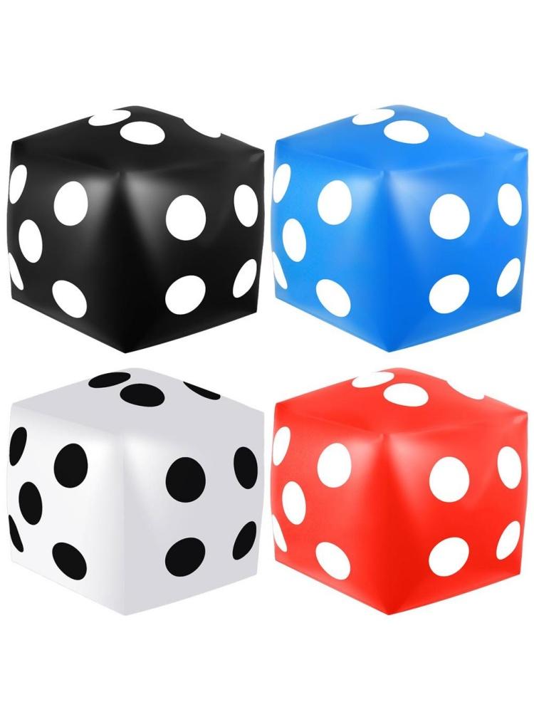 Funny Outdoor Inflatable Dice Pool Halloween Party Games Entertainment Dot Diagonal Giant Child Adults Game Play Cube Toy