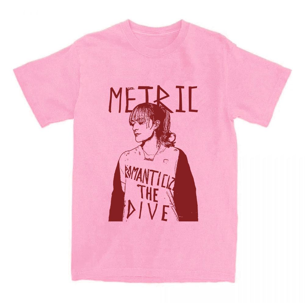 METRIC Romantisiere Den Tauchgang T-Shirts Unisex Streetwear Baumwolle Kurzarm Sommer Mode T-Shirt Lässig Damen Herren T-Shirts
