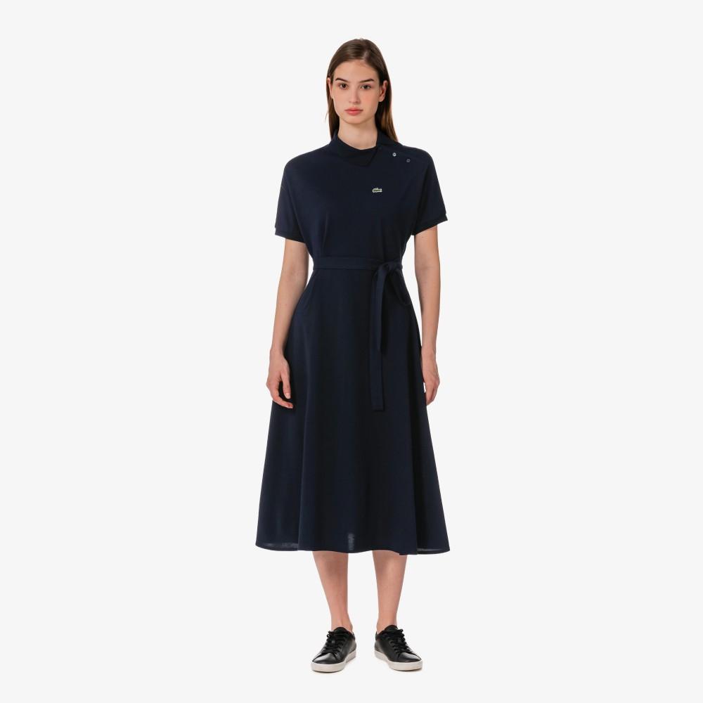 [lacoste] Women s Oblique Placket Polo Dress EF508E-56G166 34
