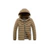 Light Cotton Coat Men's Winter Fashion Solid-colour Slim Removable Cap Thickened Hooded Comfortable and Versatile Jacket Men