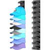 Hat Organizer for Baseball Caps Hat Rack for Wall with Strong Adhesive Hat Hanger Holder Display for Door Closet Cap Organizer Cap Organizer Storage