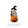Halloween Ghost and Pumpkin Statue Lightweight Handmade Craft Cute