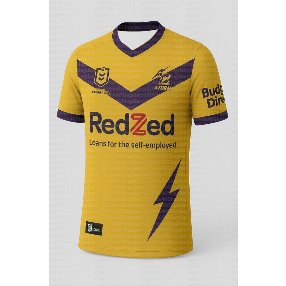 Melbourne Storm 2026 Męska Koszulka do Rugby, Koszulka Australijskiego Futbolu, Koszulka Piłkarska, Odzież Sportowa Casualowa do Treningu dla Dorosłych, Drukowana 3D