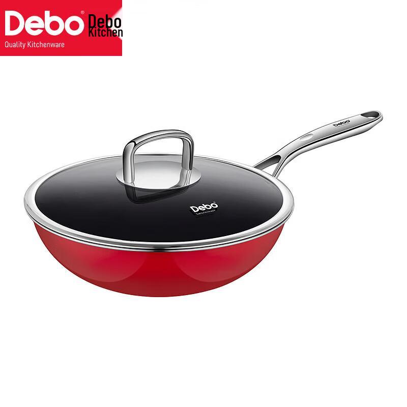 DeBao Himalayan Ceramic-Steel Non-Coated Wok