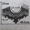 Black And White Organza Embroidery Collar Lace Mesh Lace Diy Sewing Decoration With Clothing Accessories