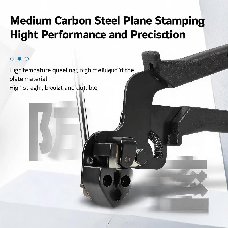 Stainless Steel Cable Tie Fastening & Cutting Plier Automatic Tensioning Hand Tool For Secure Strap Binding Applications