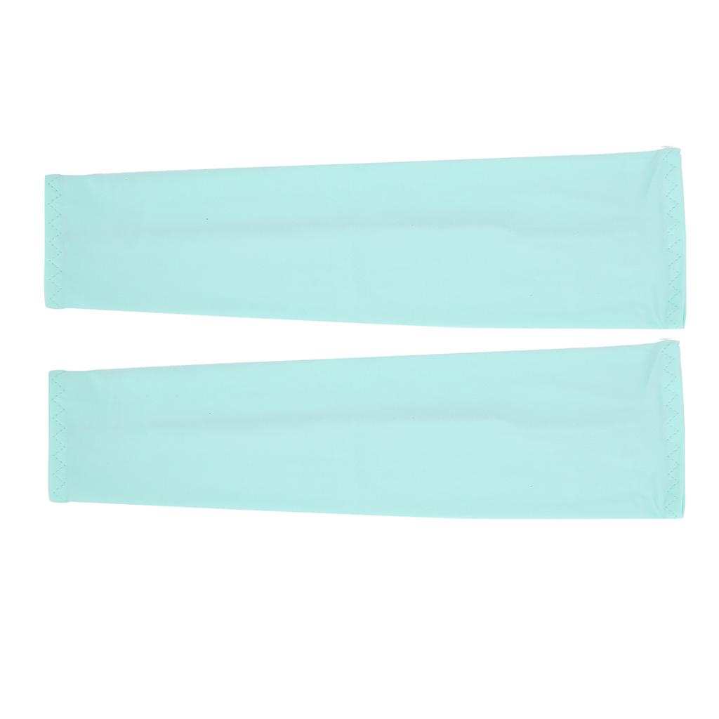 Summer Breathable Arm Ice Sleeve Outdoor Driving UV Protection Long Arm Band UnisexBlue