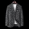 Dibinzhe Men's Plus Size Casual Blazer