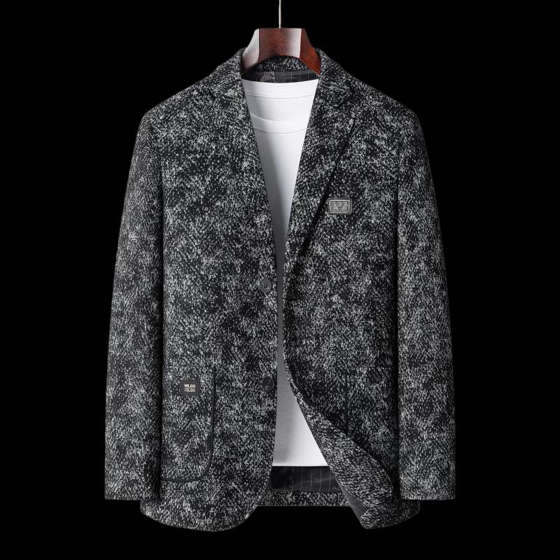 Dibinzhe Men's Plus Size Casual Blazer