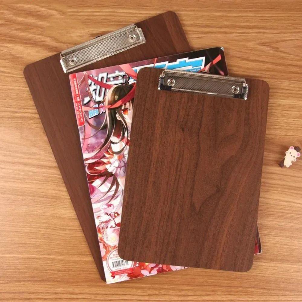 Houten Klembord A4/A5 Schrijfblok Hoge Kwaliteit Menu Contract Klem Kantoor School