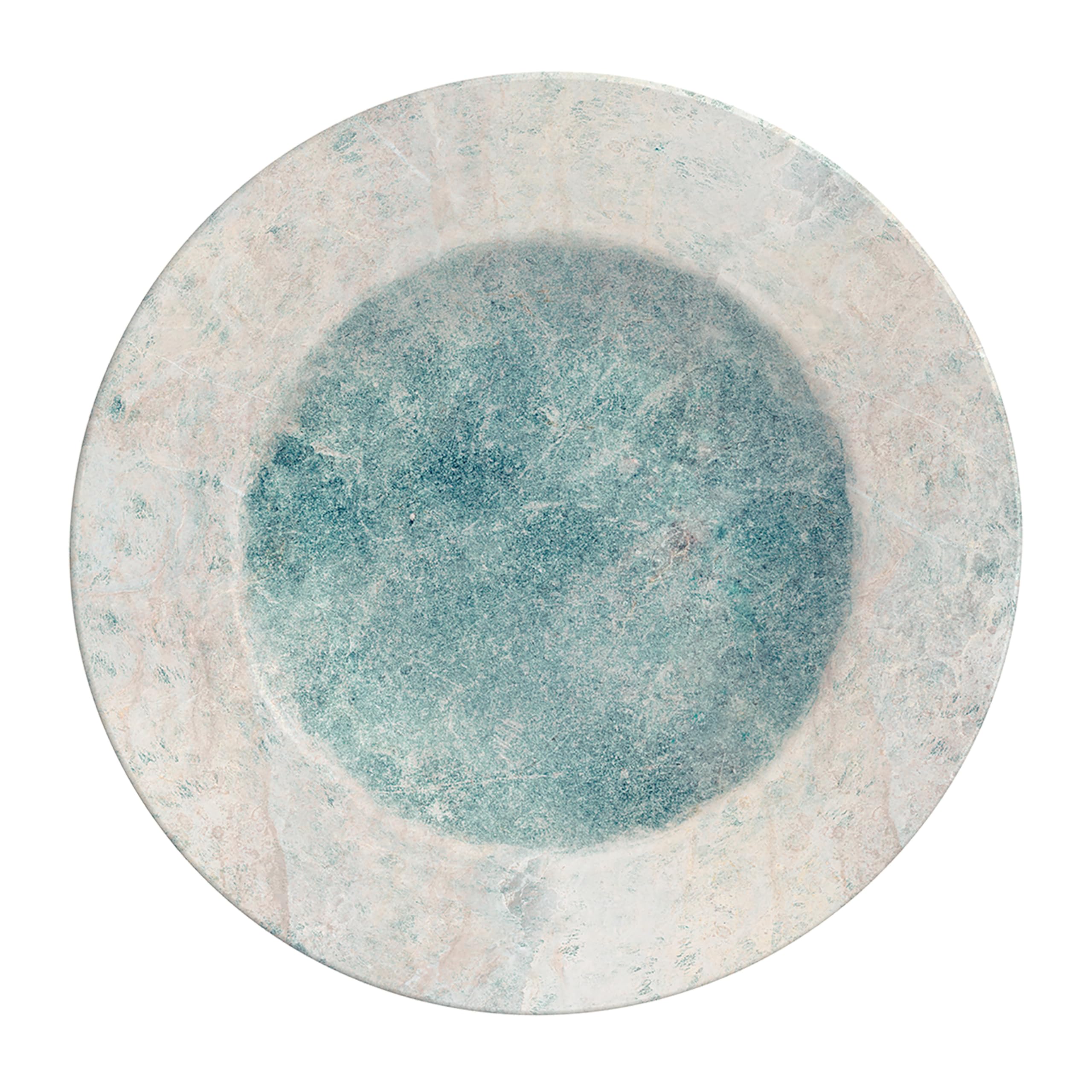 

Tramontina Fruorita Dinner Pale Fluorite Microwave and Dishwasher Made in TRAMONTINA Plate, Blue, 28cm, Rimmed, Pattern, Porcelain, Safe, Simple, світло-синій колір